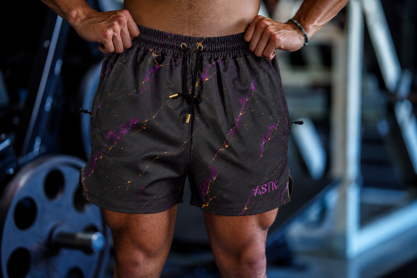 LMNT SHORT V2 — GALAXY/GOLD EDITION