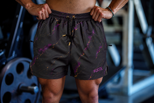 LMNT SHORT V2 — GALAXY/GOLD EDITION